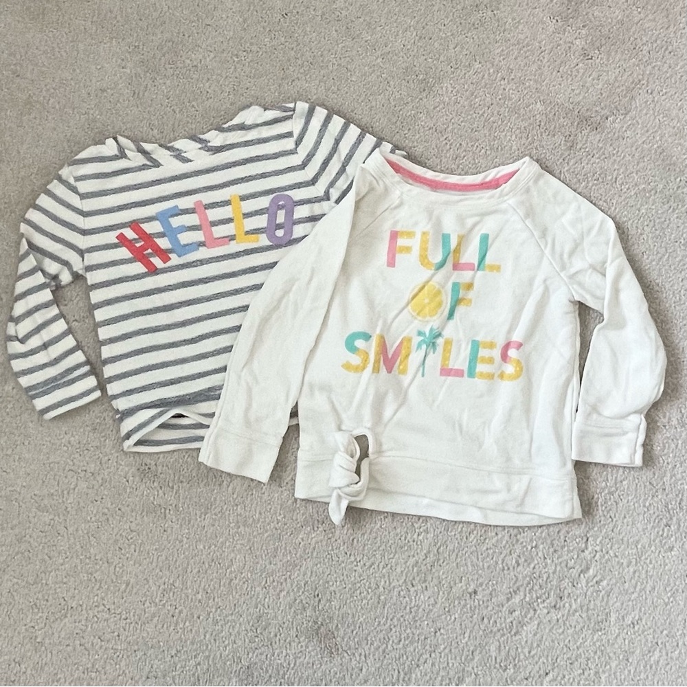 Old navy 2 sweatshirts  bundle, toddler girls size 4T